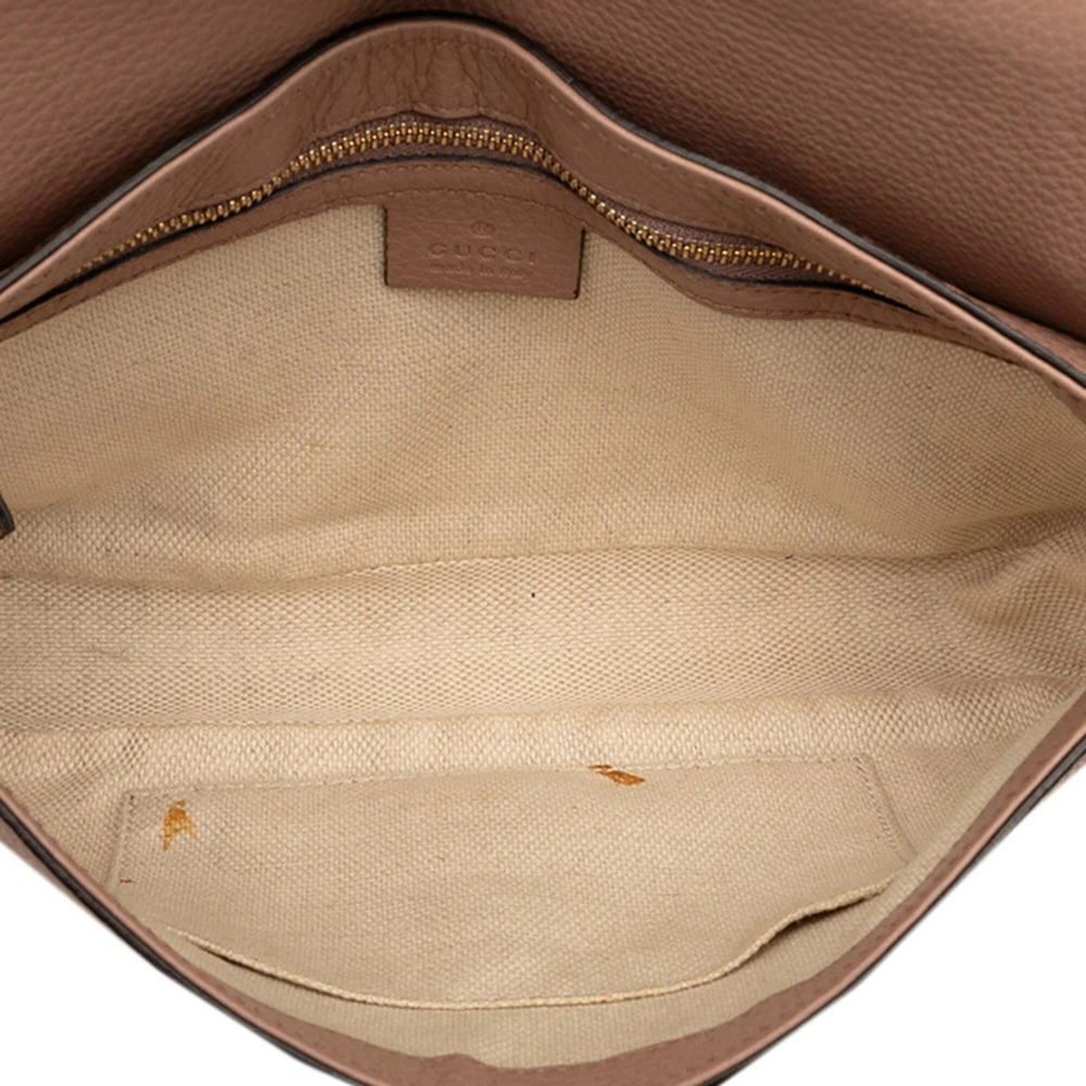 GUCCI Pink Leather Shoulder Bag - Picture 4 of 6